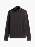 Gri Jumper Din Bumbac Si Casmir Roll Neck  Barbati