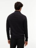 Black Zip-Neck Jumper  Men