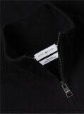 Black Zip-Neck Jumper  Men
