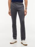 Gri Chinos Din Bumbac Stretch   Barbati