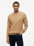 Maro Jumper Cu Guler Rotund Din Tricot  Barbati