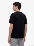 Negru Tricou Moisture Wicking  Barbati