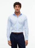 Blue Camasa Flex Slim Fit Din Poplin   Barbati