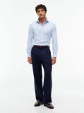 Blue Camasa Flex Slim Fit Din Poplin   Barbati