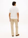 Bej Tricou Polo Smart Casual Cu Croiala Regular  Barbati