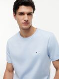 Blue Tricou Cu Broderie Steag  Barbati