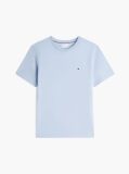 Blue Tricou Cu Broderie Steag  Barbati