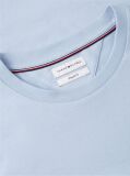 Blue Tricou Cu Broderie Steag  Barbati