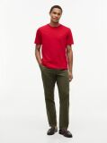 Red Flag Embroidery T-Shirt  Men