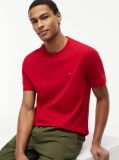 Red Flag Embroidery T-Shirt  Men