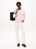 Pink Flag Embroidery Jumper  Men