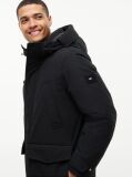 Black Water Repellent Down Hooded Rockie Parka  Men
