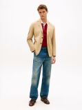 Bej Blazer Smart Casual Spalat Cu Croiala Regular   Barbati
