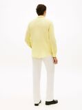 Yellow Regular Fit Washed Pure Linen Shirt  Men