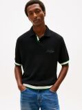 Negru Polo Hidden Cu Croiala Clasica  Barbati