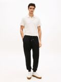 Negru Pantaloni Joggers Cu Logo Brodat  Barbati