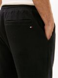 Negru Pantaloni Joggers Cu Logo Brodat  Barbati