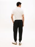 Negru Pantaloni Joggers Cu Logo Brodat  Barbati