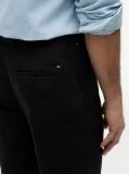 Negru Denton Pantaloni Scurti Twill Cu Croiala Slim Si Curea 9.5"  Barbati