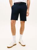 Blue Denton Pantaloni Scurti Twill Cu Croiala Slim Si Curea 9.5"  Barbati
