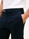 Blue Denton Pantaloni Scurti Twill Cu Croiala Slim Si Curea 9.5"  Barbati