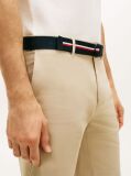 Bej Denton Pantaloni Scurti Twill Cu Croiala Slim Si Curea 9.5"  Barbati