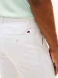 Alb Pantaloni Scurti Denton Twill Slim Cu Lungimea Inseam De 9,5"  Barbati