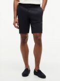Blue Pantaloni Scurti Chino Denton Slim Cu Imprimeu Si Inseam De 9,5"  Barbati