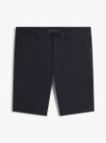 Blue Pantaloni Scurti Chino Denton Slim Cu Imprimeu Si Inseam De 9,5"  Barbati