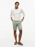 Gri Pantaloni Scurti Chino Denton Slim Cu Imprimeu Si Inseam De 9,5"  Barbati