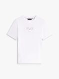 White Logo Jersey Crew Neck T-Shirt  Men
