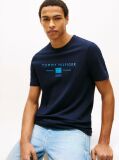 Blue Tricou Cu Logo Jersey  Barbati
