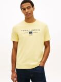 Galben Tricou Cu Logo Jersey  Barbati