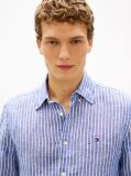 Multi Regular Fit Bengal Stripe Pure Linen Shirt  Men