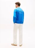 Blue Sweatshirt Terry Cu Logo Brodat  Barbati