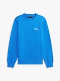 Blue Sweatshirt Terry Cu Logo Brodat  Barbati