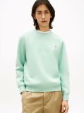 Green Logo Embroidery Terry Sweatshirt  Men