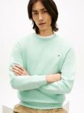 Green Logo Embroidery Terry Sweatshirt  Men