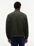 Green Logo Patch Zip-Thru Harrington Jacket  Men