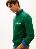 Green Logo Crew Neck Sweatshirt  Men