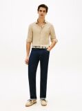 Bej Smart Casual Camasa Cu Croiala Slim Din In Pur  Barbati
