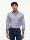 Multi Camasa Smart Casual Cu Croiala Slim Si Dungi  Barbati