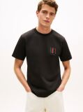 Black Performance Embossed Logo T-Shirt  Men