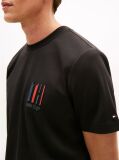 Black Performance Embossed Logo T-Shirt  Men