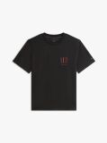 Black Performance Embossed Logo T-Shirt  Men