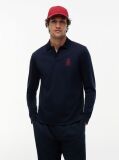 Blue Polo TH Crest Cu Croiala Regular  Barbati