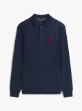 Blue Polo TH Crest Cu Croiala Regular  Barbati
