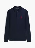 Blue Polo TH Crest Cu Croiala Regular  Barbati