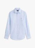 Blue Pantaloni Scurti Slim Fit Cu Imprimeu Micro  Barbati