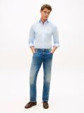 Blue Denton Faded Slim Straight Leg Jeans  Men
